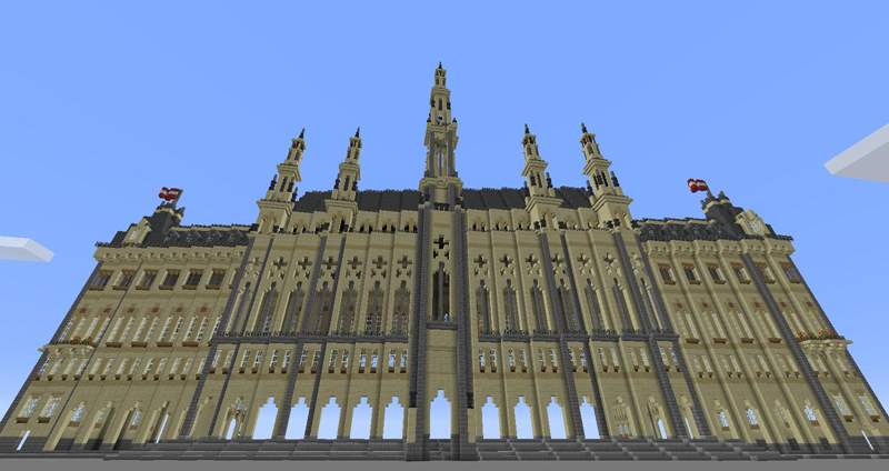 Illustration for article titled Fans Are Making A 1:1 Scale Minecraft Version of Vienna